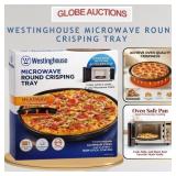 WESTINGHOUSE MICROWAVE ROUND CRISPING TRAY