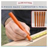 5-PIECES BAZIC CARPENTER'S PENCILS