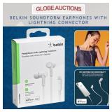BELKIN SOUNDFORM EARPHONES W/ LIGHTNING CONNECTOR