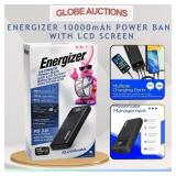 ENERGIZER 10000mAh POWER BANK WITH LCD SCREEN