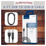 6-FT USB TO USB-B CABLE