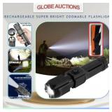 RECHARGEABLE ZOOMABLE FLASHLIGHT (SUPER BRIGHT)