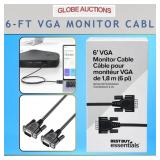 6-FT VGA MONITOR CABLE