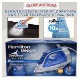 NEW HAMILTON BEACH(1500-W) DURATHON STEAM IRON