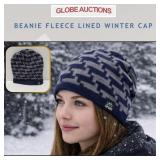 BEANIE FLEECE LINED WINTER CAP