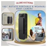 180ï¿½ ROTATE PORTABLE & WEARABLE BODY CAMERA