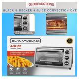 NEW BLACK &DECKER 4-SLICE CONVECTION OVEN_MSP:$119