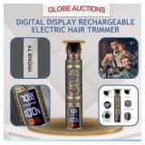 DIGITAL DISPLAY RECHARGEABLE ELECTRIC HAIR TRIMMER