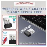 WIRELESS WIFI-6 ADAPTER 2.4GHZ DRIVER FREE