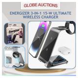 ENERGIZER 3in1 15-W WIRELESS CHARGER, ULTIMATE