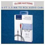 6-FT 3.5-MM TO RCA AUDIO CABLE