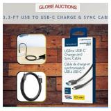 3.3-FT USB TO USB-C CHARGE & SYNC CABLE