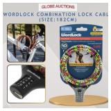 WORDLOCK COMBINATION LOCK CABLE (SIZE:182CM)