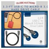 3.3-FT USB-C TO MICRO-B 3.0 HARD DRIVE CABLE
