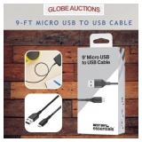 9-FT MICRO USB TO USB CABLE