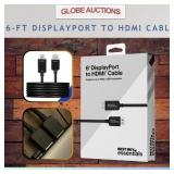 6-FT DISPLAYPORT TO HDMI CABLE