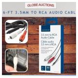 6-FT 3.5MM TO RCA AUDIO CABLE
