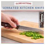 SERRATED KITCHEN KNIFE