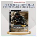 PS-3 SOCOM US NAVY SEALS CONFRONTATION VIDEO GAME