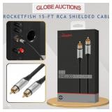 ROCKETFISH 15-FT RCA SHIELDED CABLE