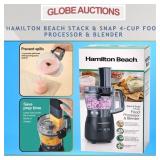 H.B. STACK & SNAP 4-CUP FOOD PROCESSOR & BLENDER