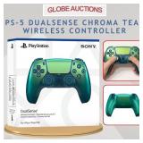 PS-5 DUALSENSE CHROMA TEAL WIRELESS CONTROLLER