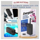 ENERGIZER ULTIMATE 30000-mAh 3-PORT POWER BANK