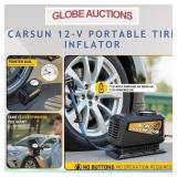 CARSUN 12-V PORTABLE TIRE INFLATOR