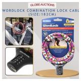WORDLOCK COMBINATION LOCK CABLE (SIZE:182CM)