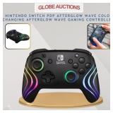 NINTENDO SWITCH AFTERGLOW WAVE GAMING CONTROLLER