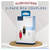 2-PACK RCA COUPLERS