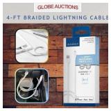 4-FT BRAIDED LIGHTNING CABLE