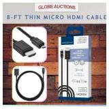 8-FT THIN MICRO HDMI CABLE