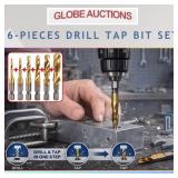 6-PIECES DRILL TAP BIT SET