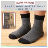 LAMBï¿½S WOOL WINTER SOCKS (SIZE:10-13)
