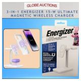 ENERGIZER 3-IN-1 WIRELESS CHARGER,15-W