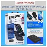 ENERGIZER 10000-mAh 15W WIRELESS POWER BANK
