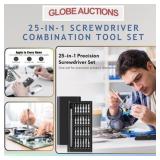 25-IN-1 SCREWDRIVER COMBINATION TOOL SET