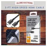 3-FT HIGH SPEED HDMI CABLE