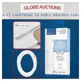 6-FT LIGHTNING TO USB-C BRAIDED CABLE