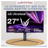 LG ULTRAGEAR 27' QHD OLED GAMING MONITOR_MSP:$1299