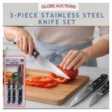 3-PIECE STAINLESS STEEL KNIFE SET