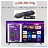 ROKU HD MEDIA STREAMING STICK WITH REMOTE