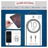 LBT 10-FT USB-C TO USB-C BRAIDED CABLE