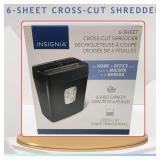 6-SHEET CROSS-CUT SHREDDER (AS IS)