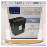 6-SHEET CROSS-CUT SHREDDER (AS IS)