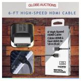 6-FT HIGH SPEED HDMI CABLE