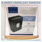 6-SHEET CROSS-CUT SHREDDER (AS IS)