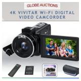 4K VIVITAR DIGITAL VIDEO CAMCORDER (MSP:$199)