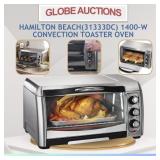 HAMILTON BEACH 1400-W TOASTER OVEN (MSP:$199)